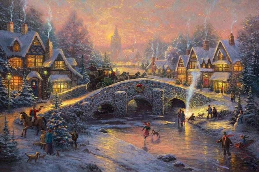 Thomas Kinkade Spirit of Christmas